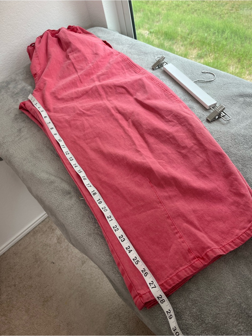 Free People NWOT Lex Pull-On Barrel Pants in Honeysuckle size large - Picture 6 of 7